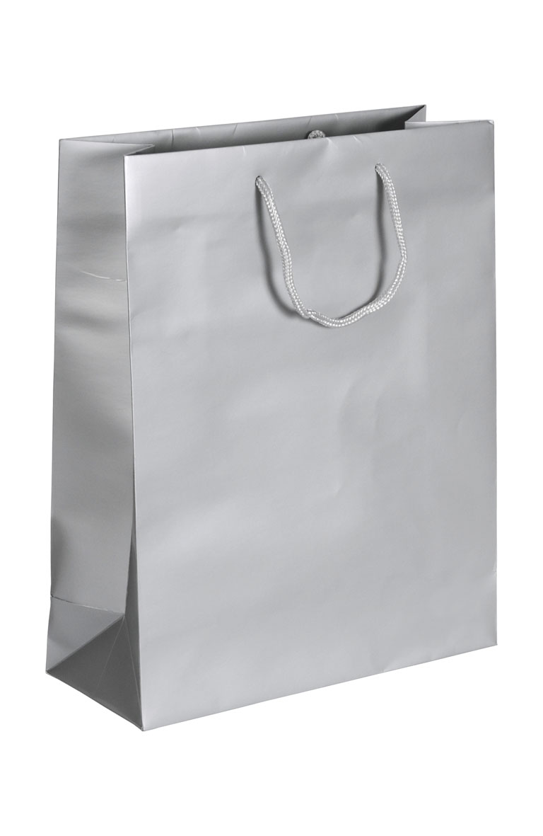 Papiertasche "White - Night  - Silver"