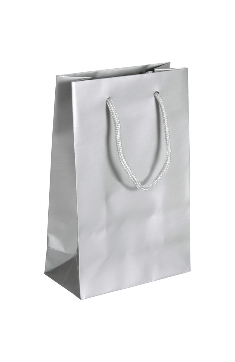 Papiertasche "White - Night  - Silver"